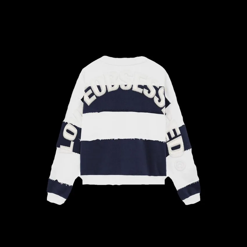 Sudadera CR azul de Loveobsessed, espalda