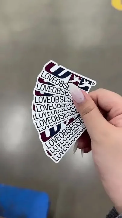 Abanico de pegatinas de Loveobsessed