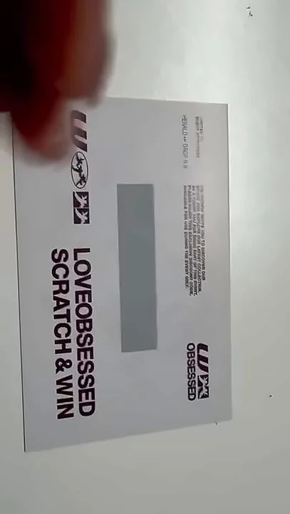 Tarjeta rasca y gana de Loveobsessed
