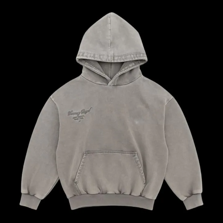 Hoodie taupe de Mommyslove, frontal