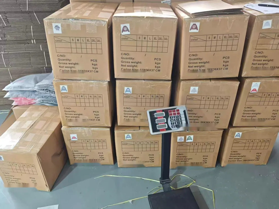 Pedido embalado y listo para enviar